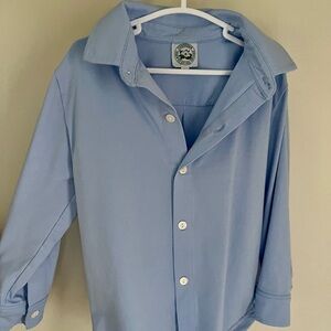 Classic Southern Smocks 3T Blue Kids Button Down Shirt